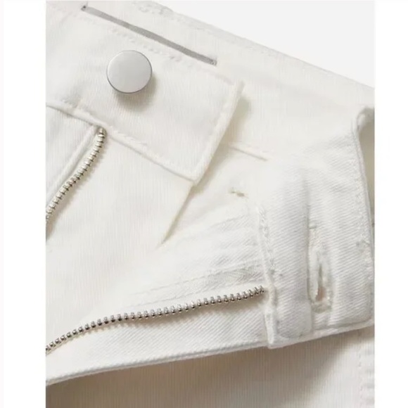 Everlane The Utility Barrel Pant Organic Cotton Bone Ecru Size 4 - Picture 7 of 14